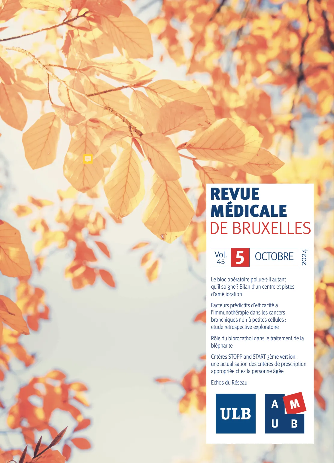 RMB VOLUME 45 - N° 5 - OCTOBRE 2024